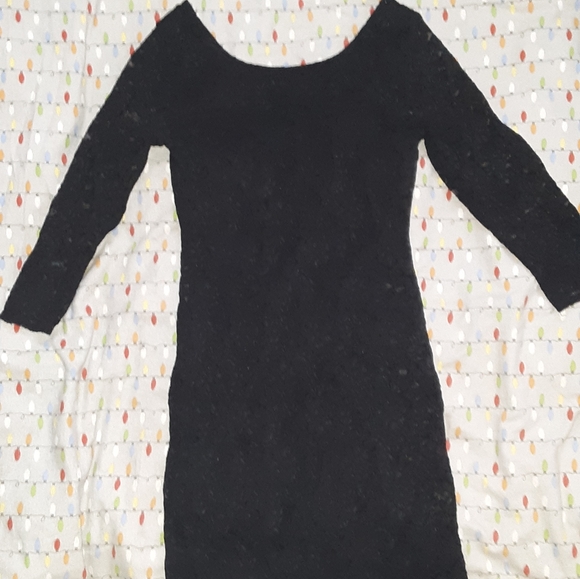 Lace scoop back mini dress - Picture 3 of 6